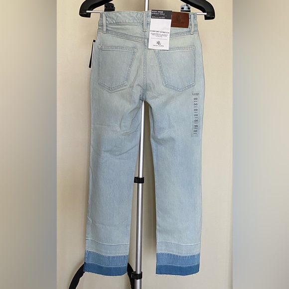 Ralph Lauren High Rise Straight Ankle Denim - Picture 2 of 15
